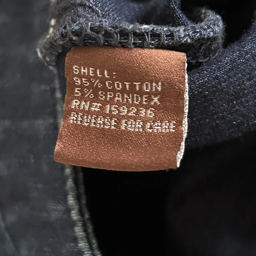 JMcLAUGHLIN Dark Denim Jeans Solid Stretch Comfy Lexi Pocket Button Size 8 - Picture 6 of 10